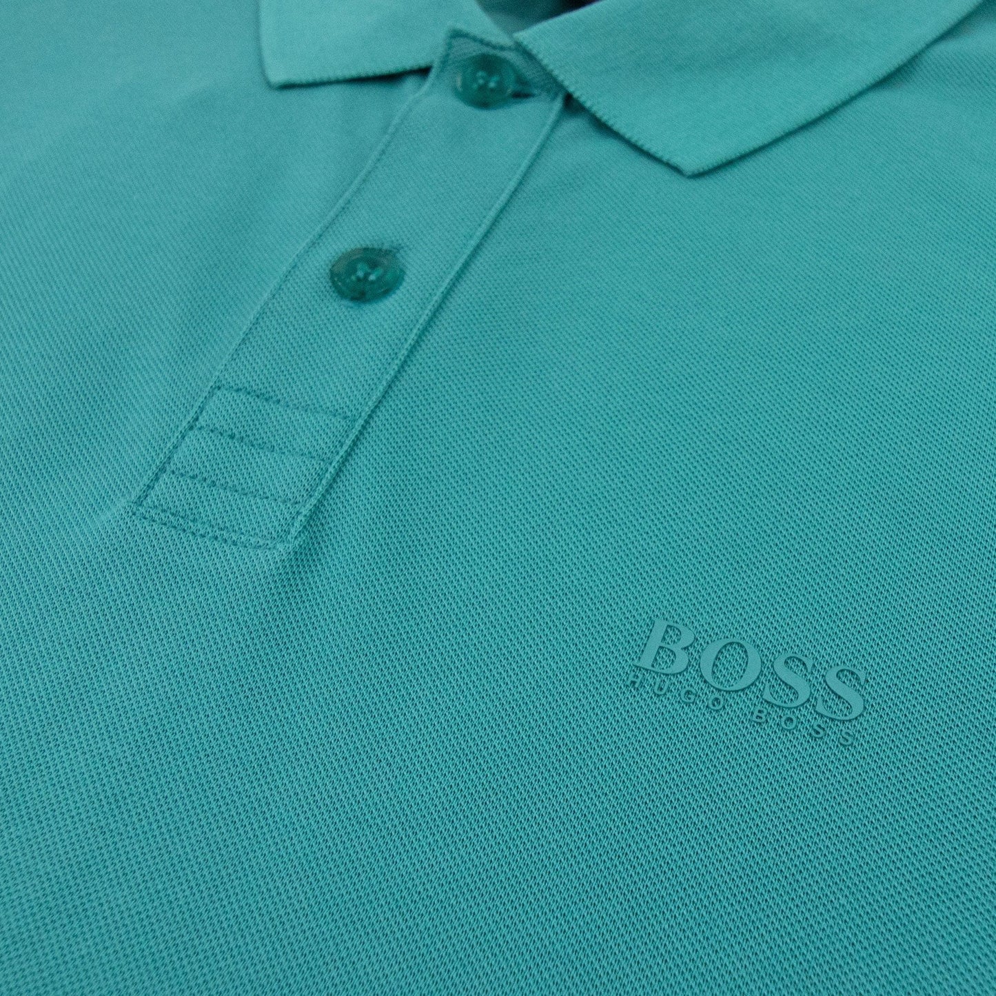 Hugo Boss Piro Logo S/s Polo Turquoise 447