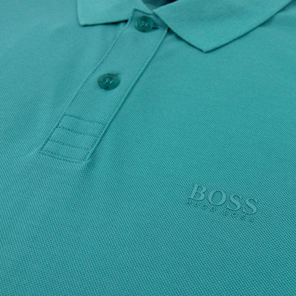 Hugo Boss Piro Logo S/s Polo Turquoise 447