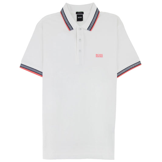 Hugo Boss Paddy Short Sleeve Polo Shirt White 108