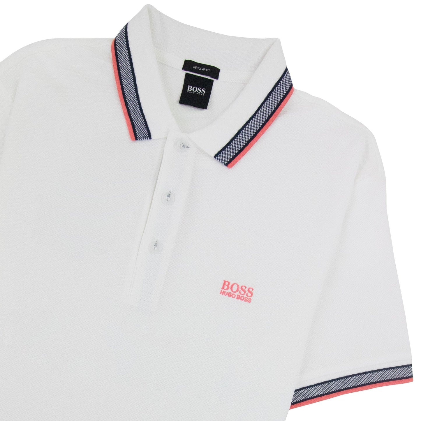 Hugo Boss Paddy Short Sleeve Polo Shirt White 108