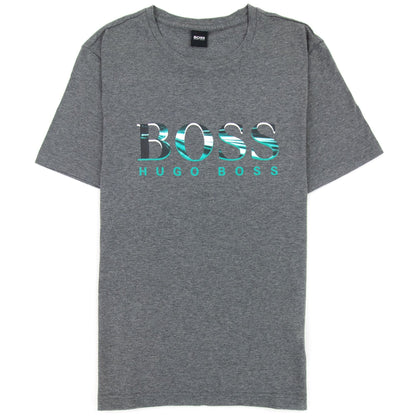 Hugo Boss Tee 3 Logo Tshirt Dark Grey