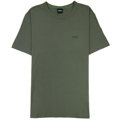 Hugo Boss Regular-fit T-shirt With Contrast Logo Khaki 307
