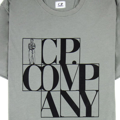 CP Company C.P Block Man Tshirt Green 917