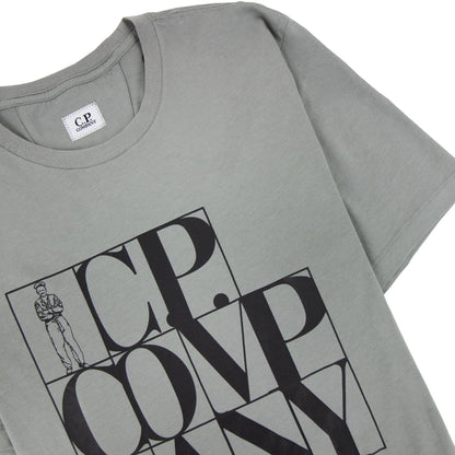 CP Company C.P Block Man Tshirt Green 917