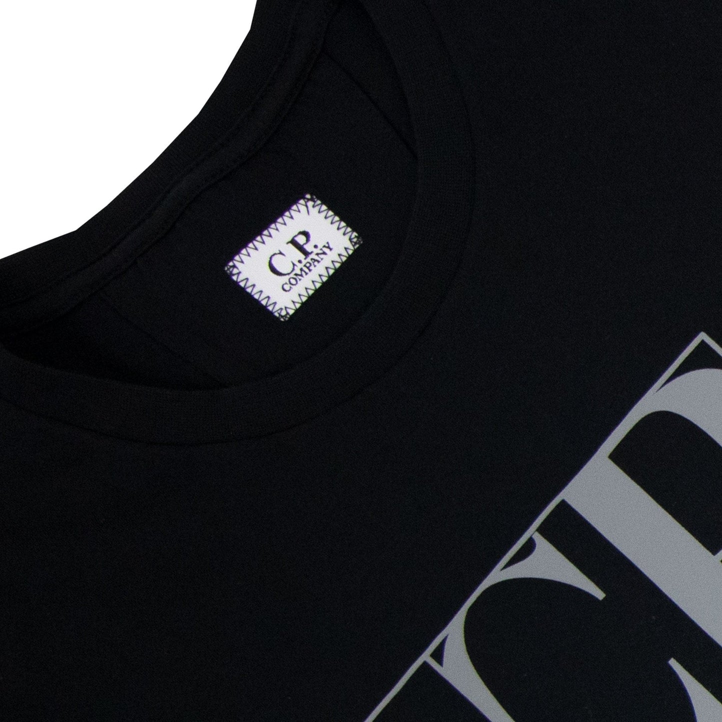 CP Company C.P Block Man Tshirt Black/grey 999