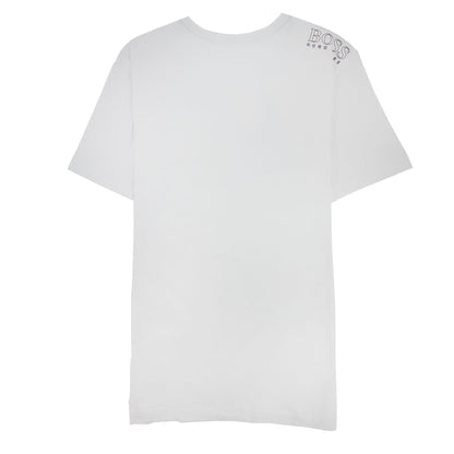 Hugo Boss Regular-fit T-shirt With Contrast Logo White 107