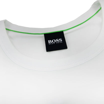 Hugo Boss Regular-fit T-shirt With Contrast Logo White 107