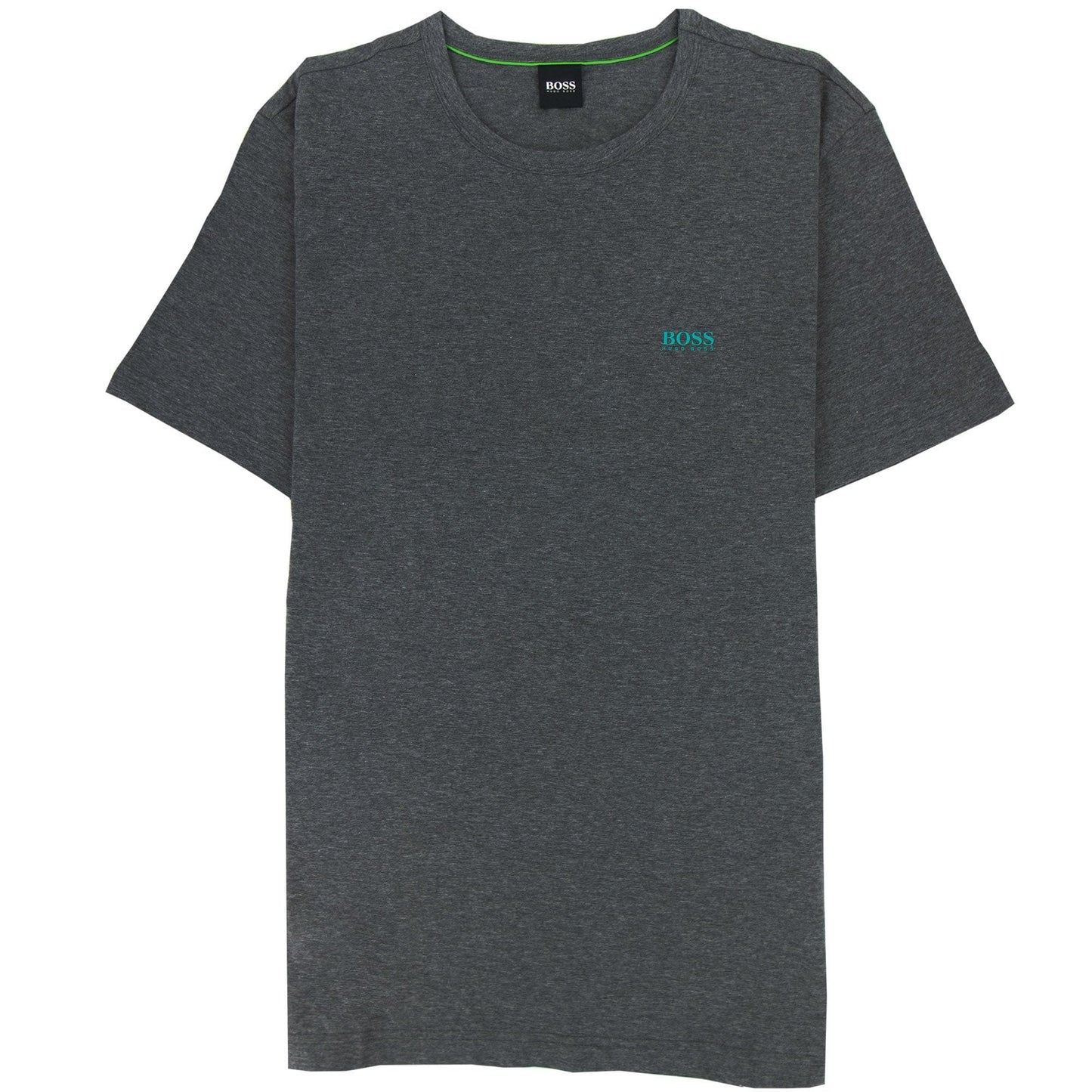Hugo Boss Regular-fit T-shirt With Contrast Logo Grey 035
