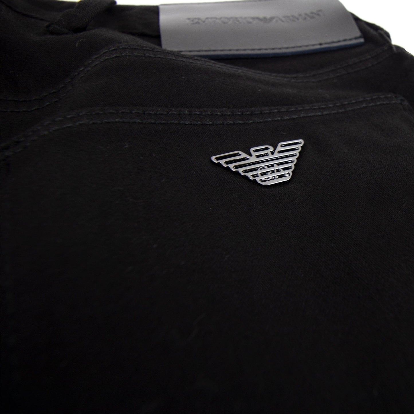 Emporio Armani 5 Pocket Slim Fit Jeans Black 999