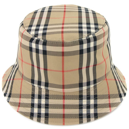 Burberry Vintage Check Technical Cotton Bucket Hat Beige