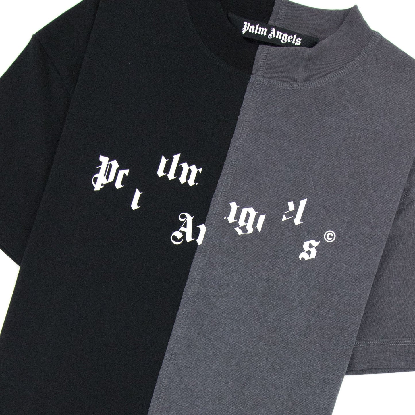 Palm Angels Broken Logo T-shirt Black/Grey