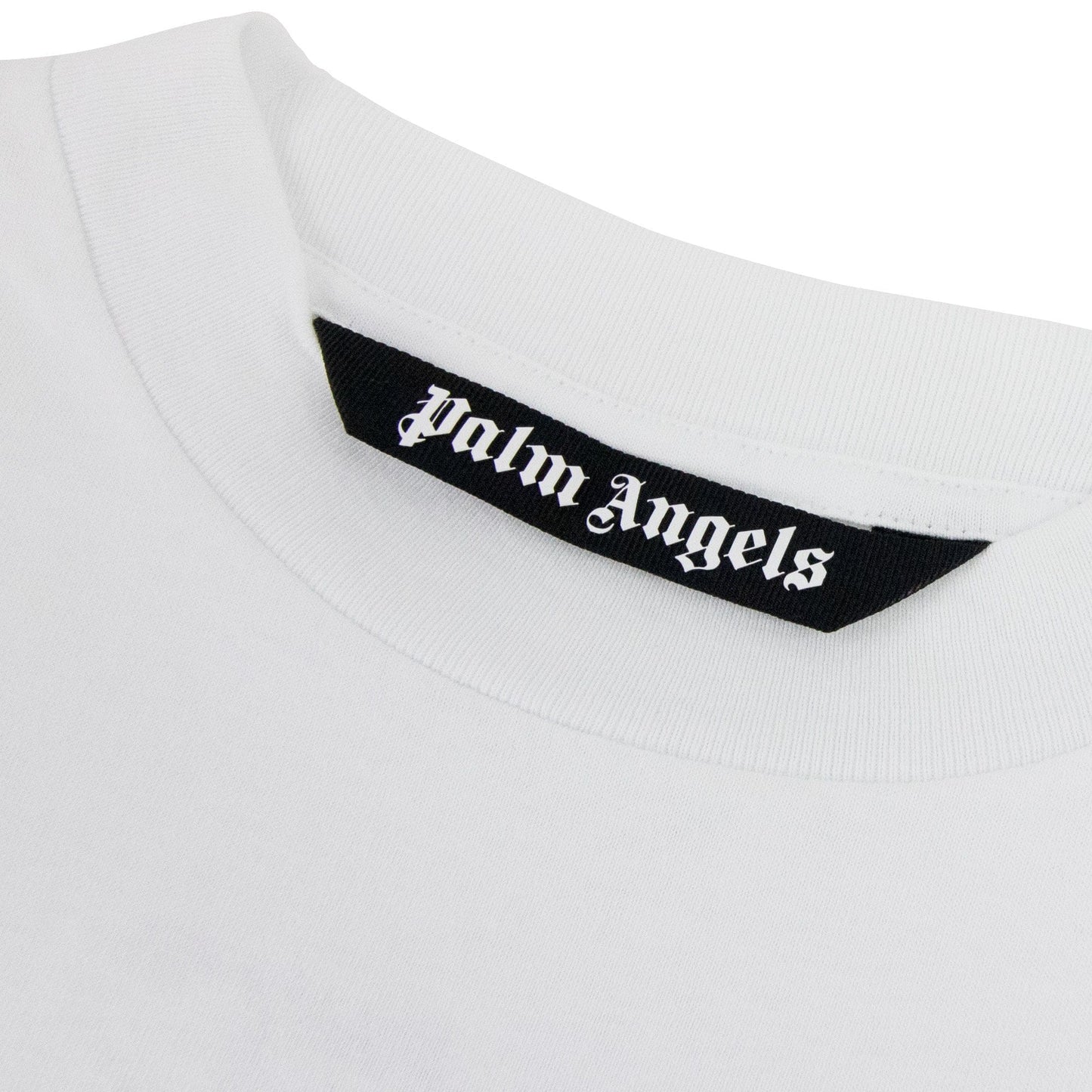 Palm Angels Burning Head T Shirt White/yellow