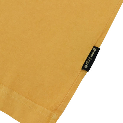 Palm Angels Curved Logo Tee Yellow