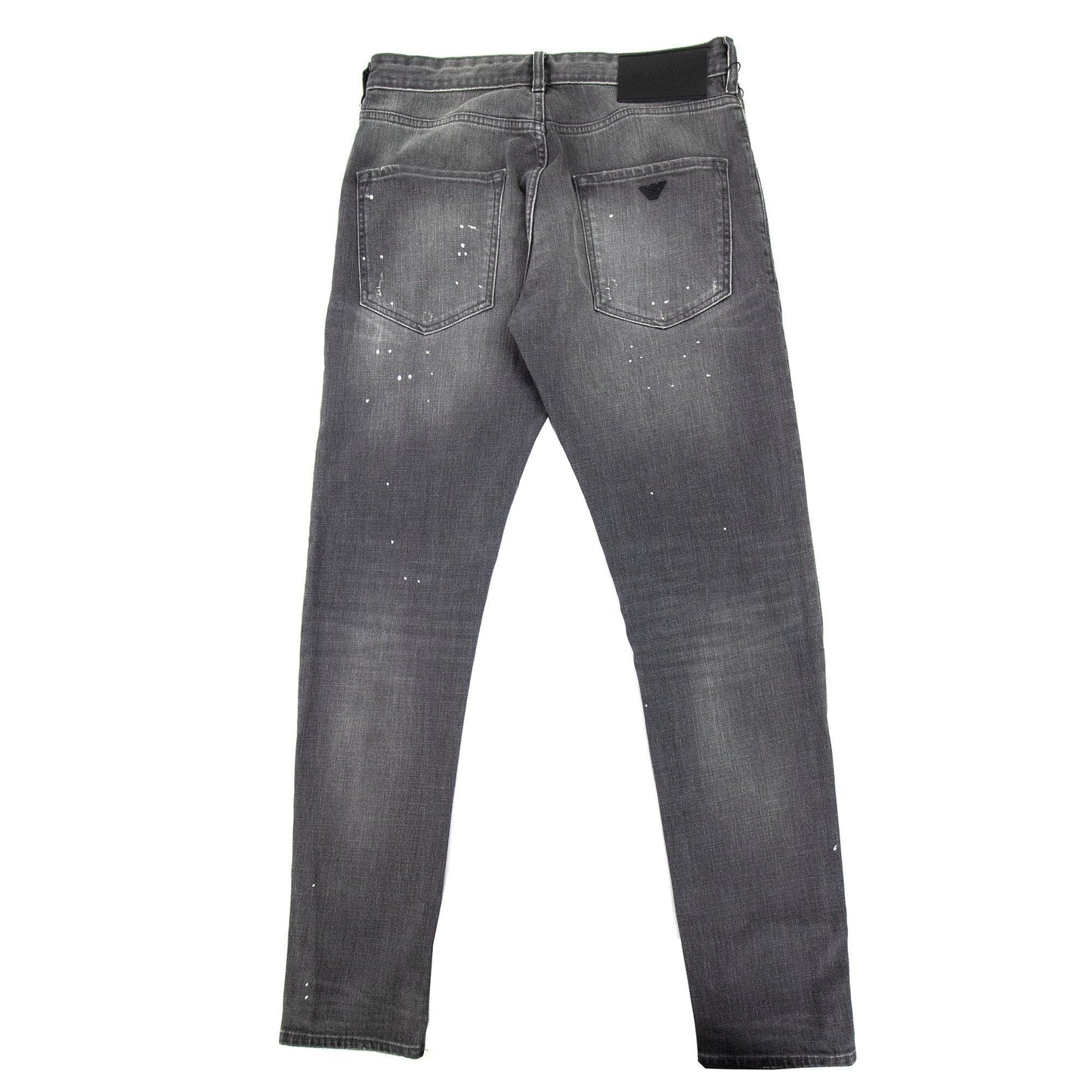 Emporio Armani J09 Vintage Look Slim Fit Jeans Denim Nero 0007
