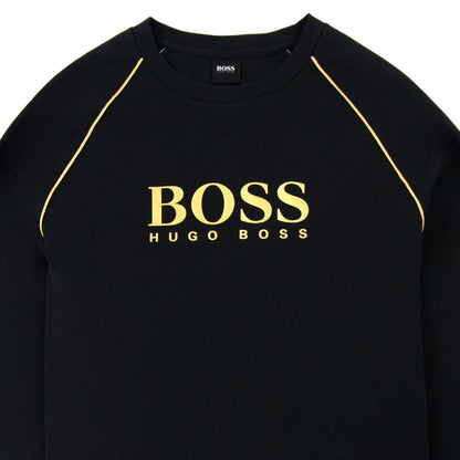 Hugo Boss Metallic Details Loungewear Sweatshirt Black 001