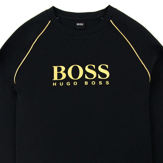 Hugo Boss Metallic Details Loungewear Sweatshirt Black 001