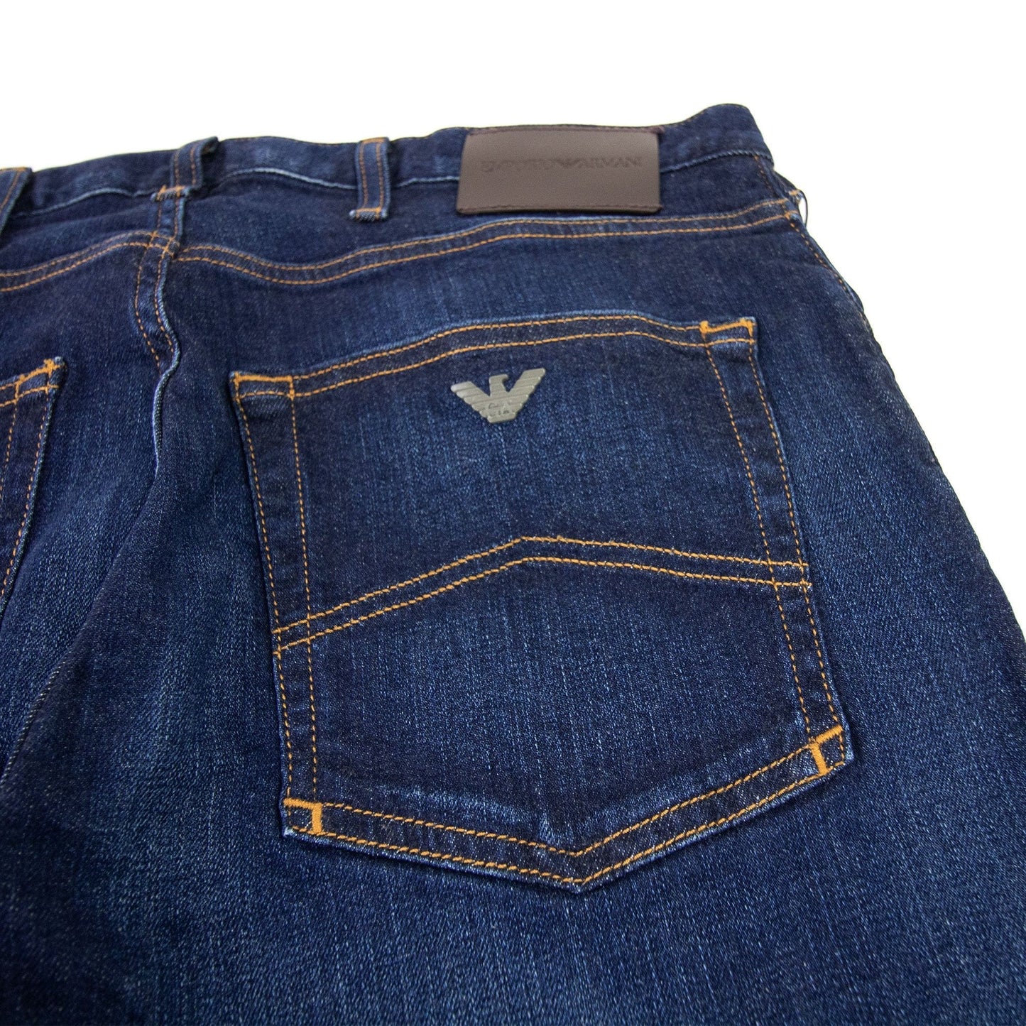 Emporio Armani J45 Regular Fit Jeans Denim Blue 0941
