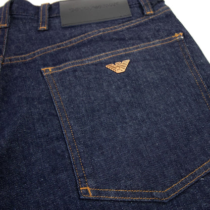Emporio Armani Rinse Denim Bermuda Shorts Denim Blue 0941