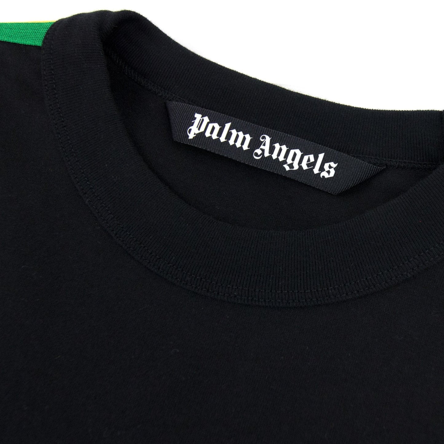 Palm Angels Miami Multi Color Logo L/s Tee Black