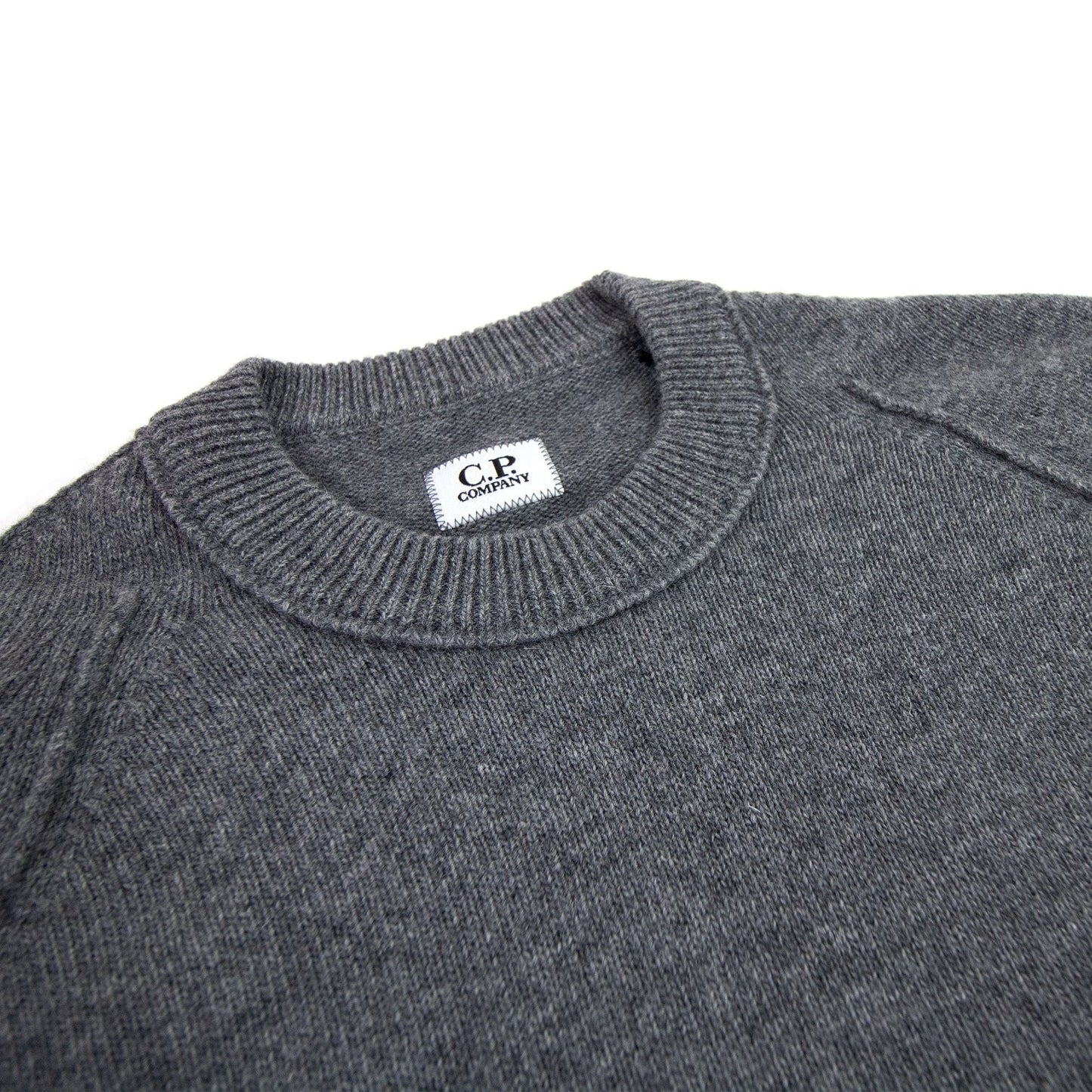 Cp Company Arm Lense Knitwear Sweatshirt Grey 925