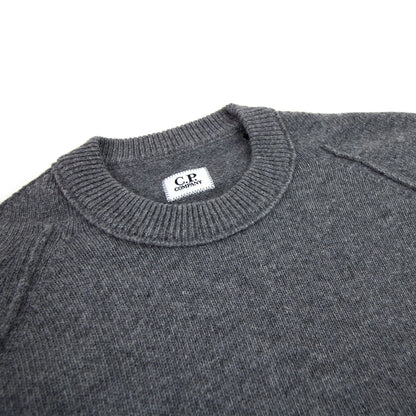 Cp Company Arm Lense Knitwear Sweatshirt Grey 925