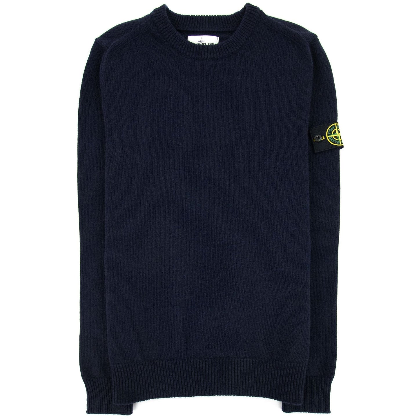 Stone Island 535a3 Lambswool Knitwear Navy V0020