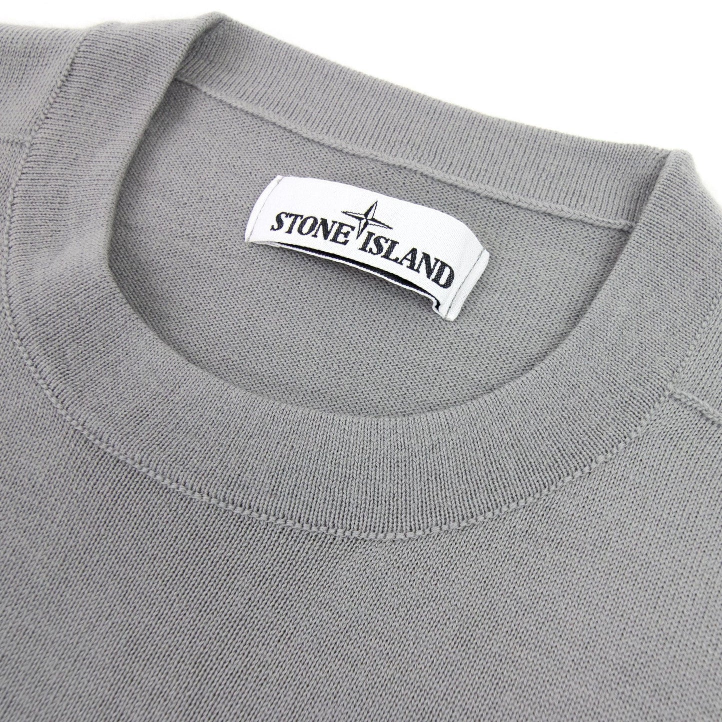 Stone Island 526c4 Light Pure Wool Knitwear Grey V0061