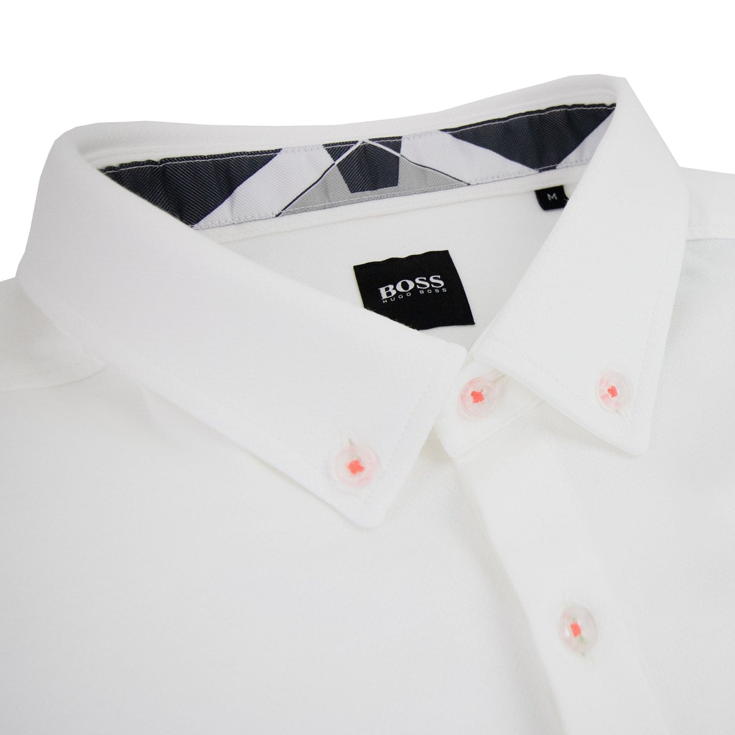Hugo Boss Biadia R Curved Logo S/s Shirt White 100