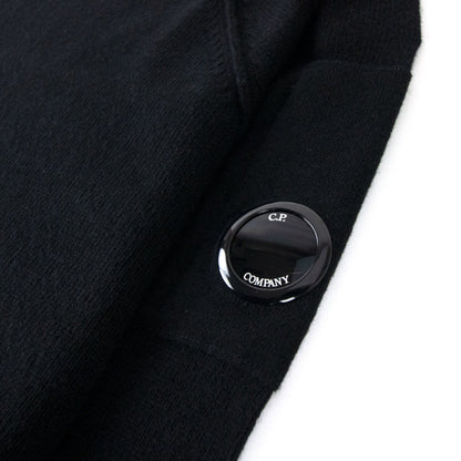 Cp Company Arm Lense Knitwear Sweatshirt Black 999