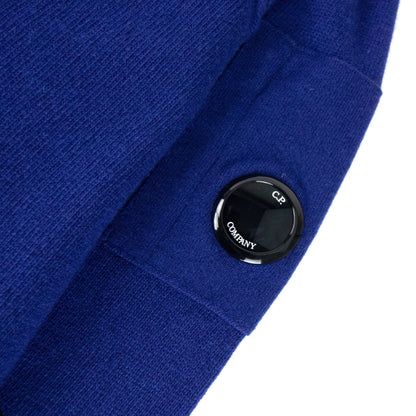 Cp Company Arm Lense Knitwear Sweatshirt Elec Blue 878