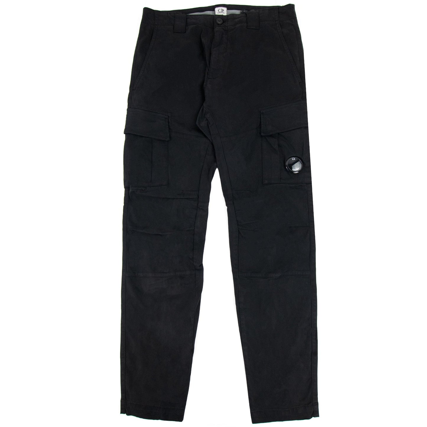 Cp Company Stretch Satin Cargo Pants Black 999