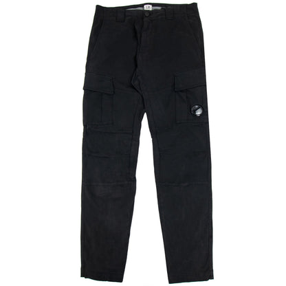 Cp Company Stretch Satin Cargo Pants Black 999