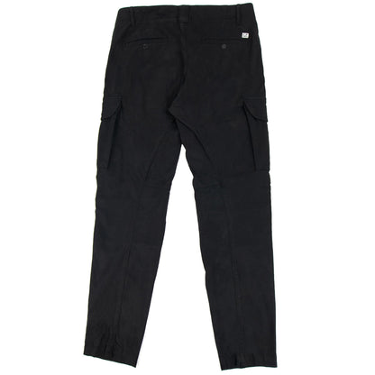 Cp Company Stretch Satin Cargo Pants Black 999