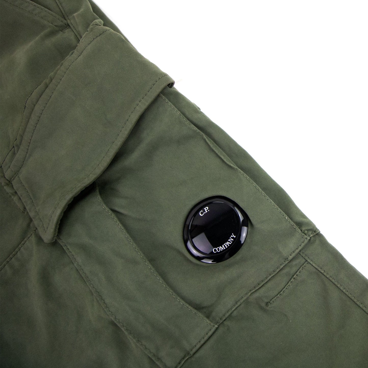 Cp Company Stretch Satin Gargo Pants Stone Grey 655
