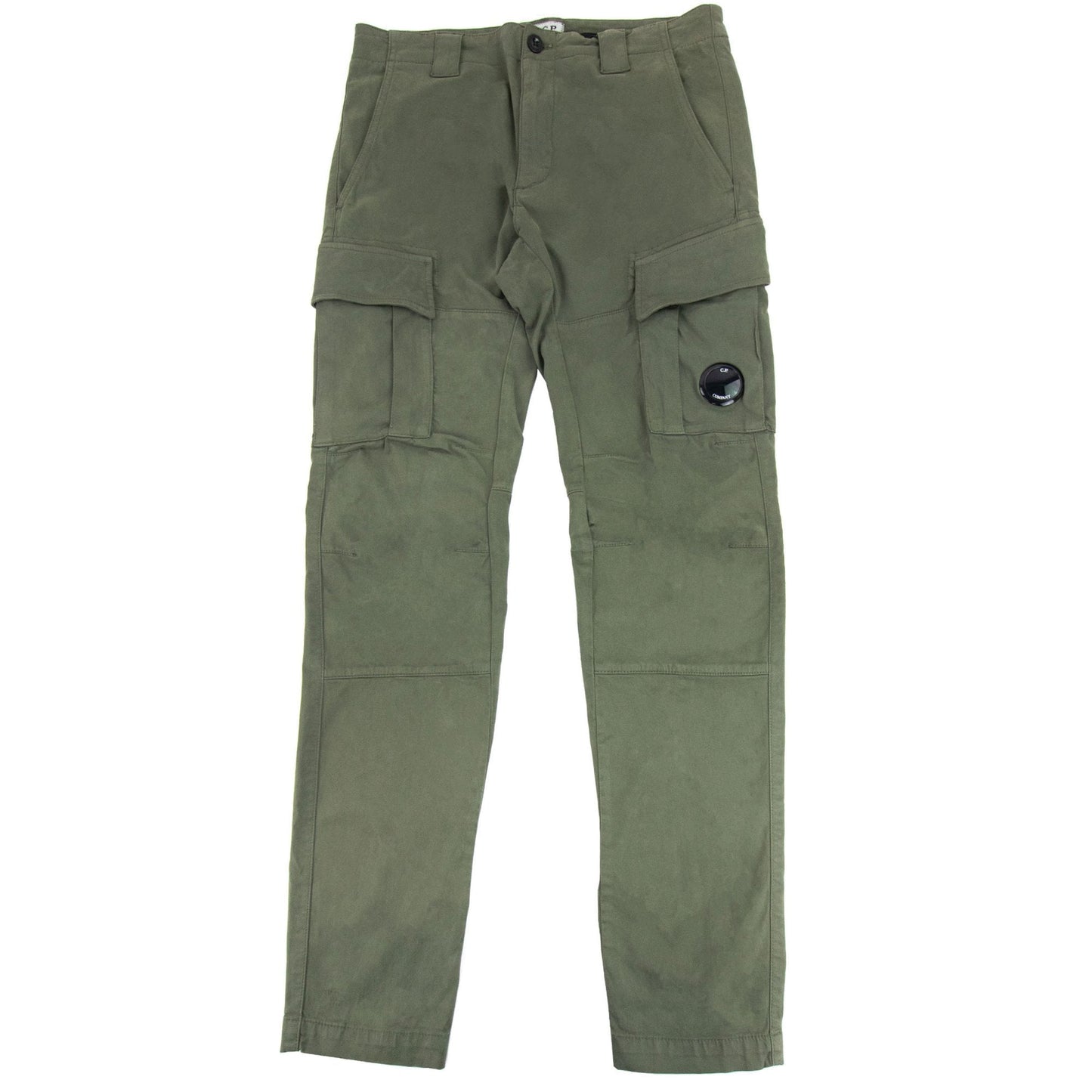 Cp Company Stretch Satin Gargo Pants Stone Grey 655