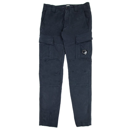 Cp Company Stretch Satin Cargo Pants Navy 888