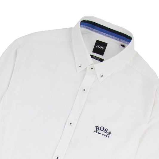 Hugo Boss Biado R Reguler Fit Shirt White 100