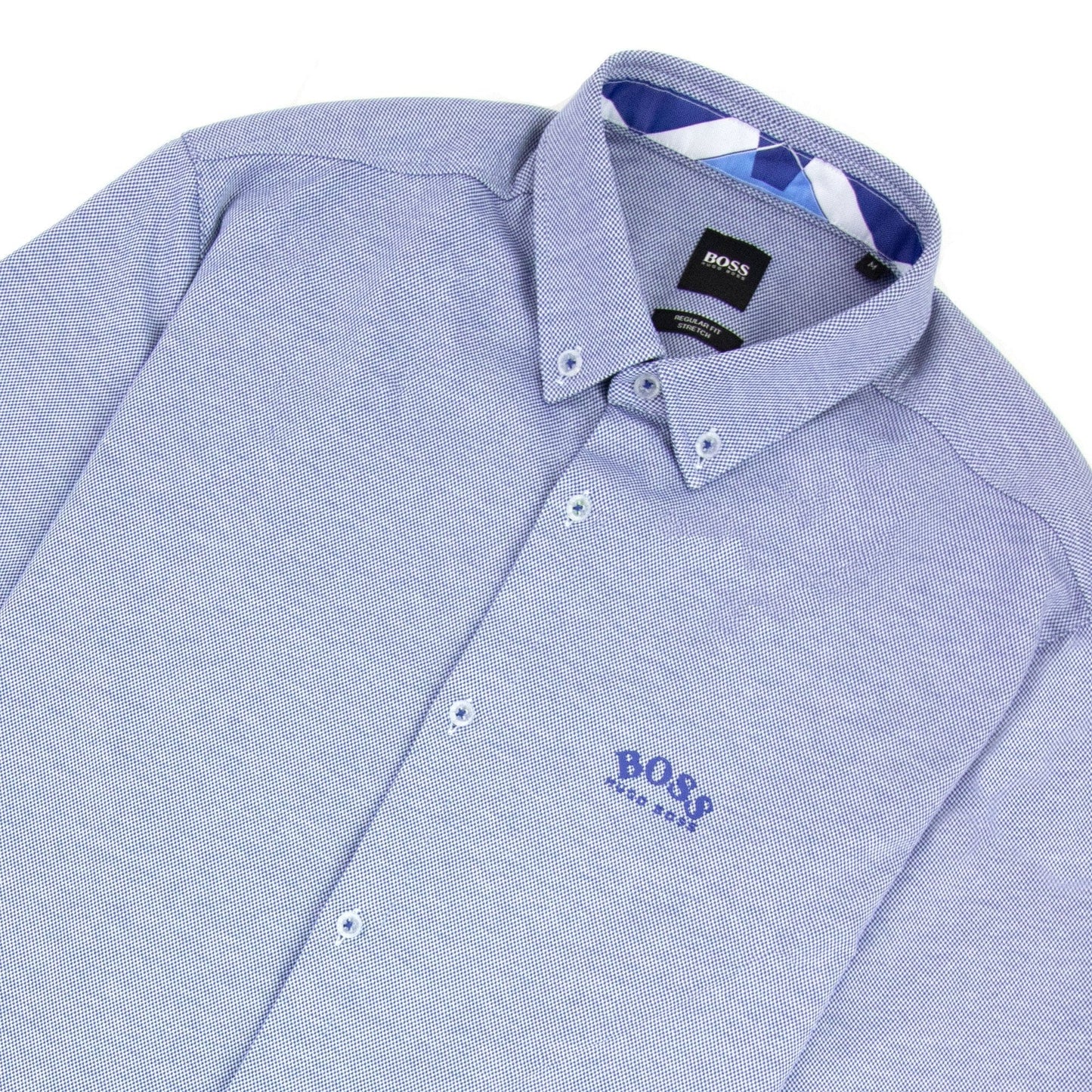 Hugo Boss Biadia R Curved Logo S/s Shirt Blue 438