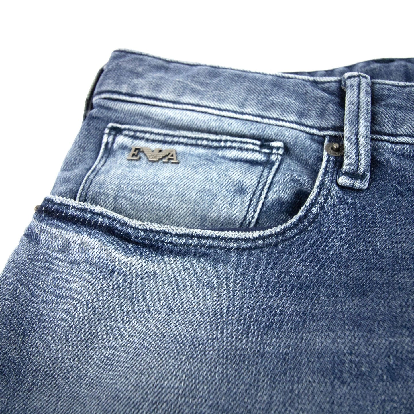 Emporio Armani J06 Five Pocket Slim Fit Jeans Denim Blue 942