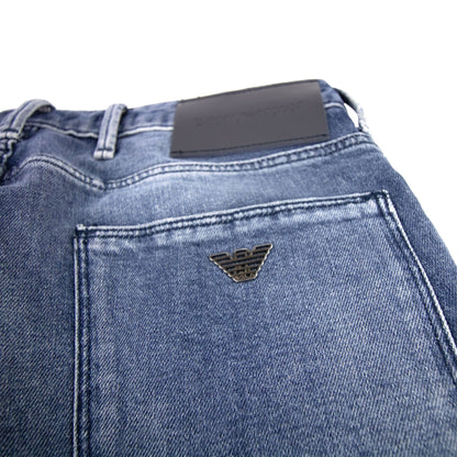 Emporio Armani J06 Five Pocket Slim Fit Jeans Denim Blue 942
