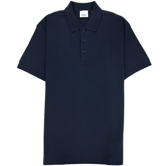 Burberry Monogram Motif Cotton Piqu? Polo Navy