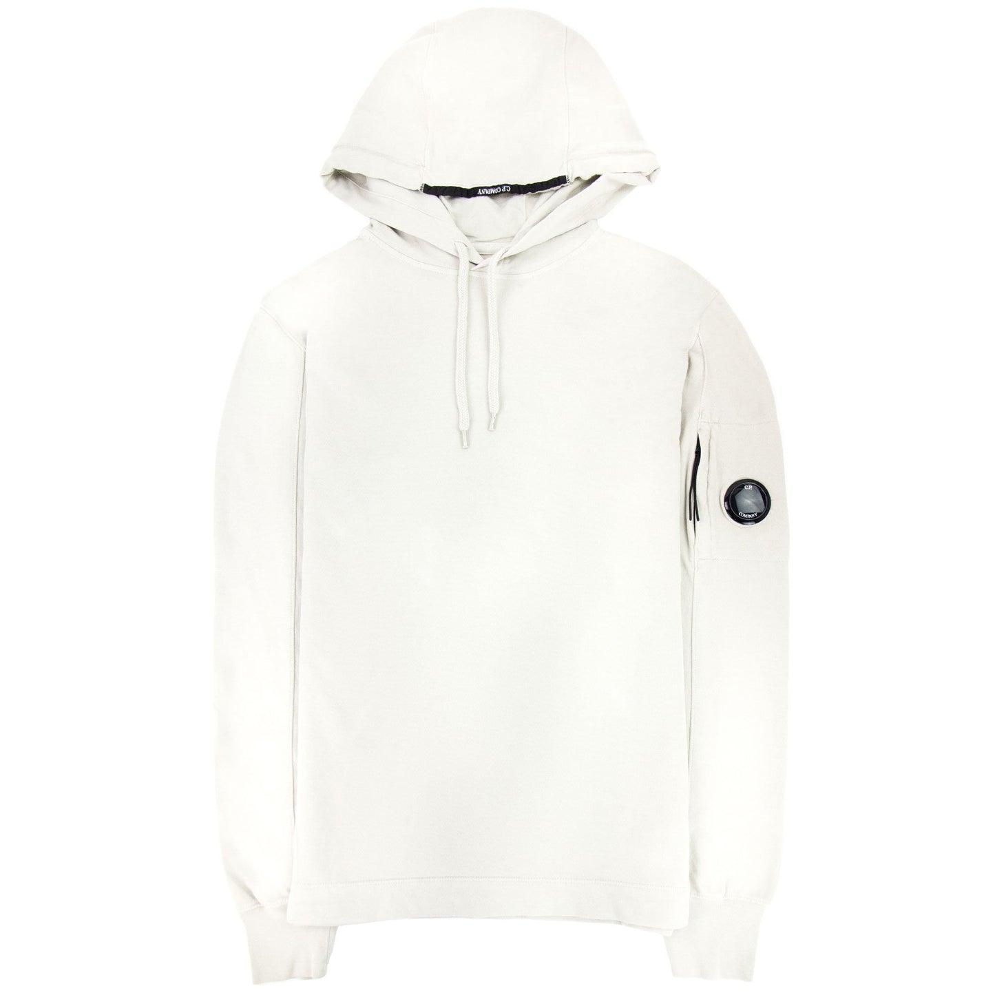 Cp Company Light Fleece Hooded Sweat Gauze White 906