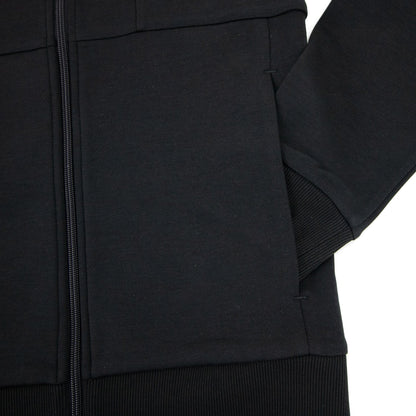 Hugo Boss Block Logo Zip Up Hoody Black 001