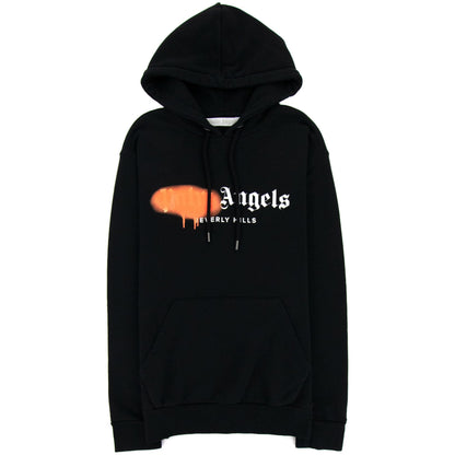 Palm Angels Beverly Hills Spray Hoody Black/Orange