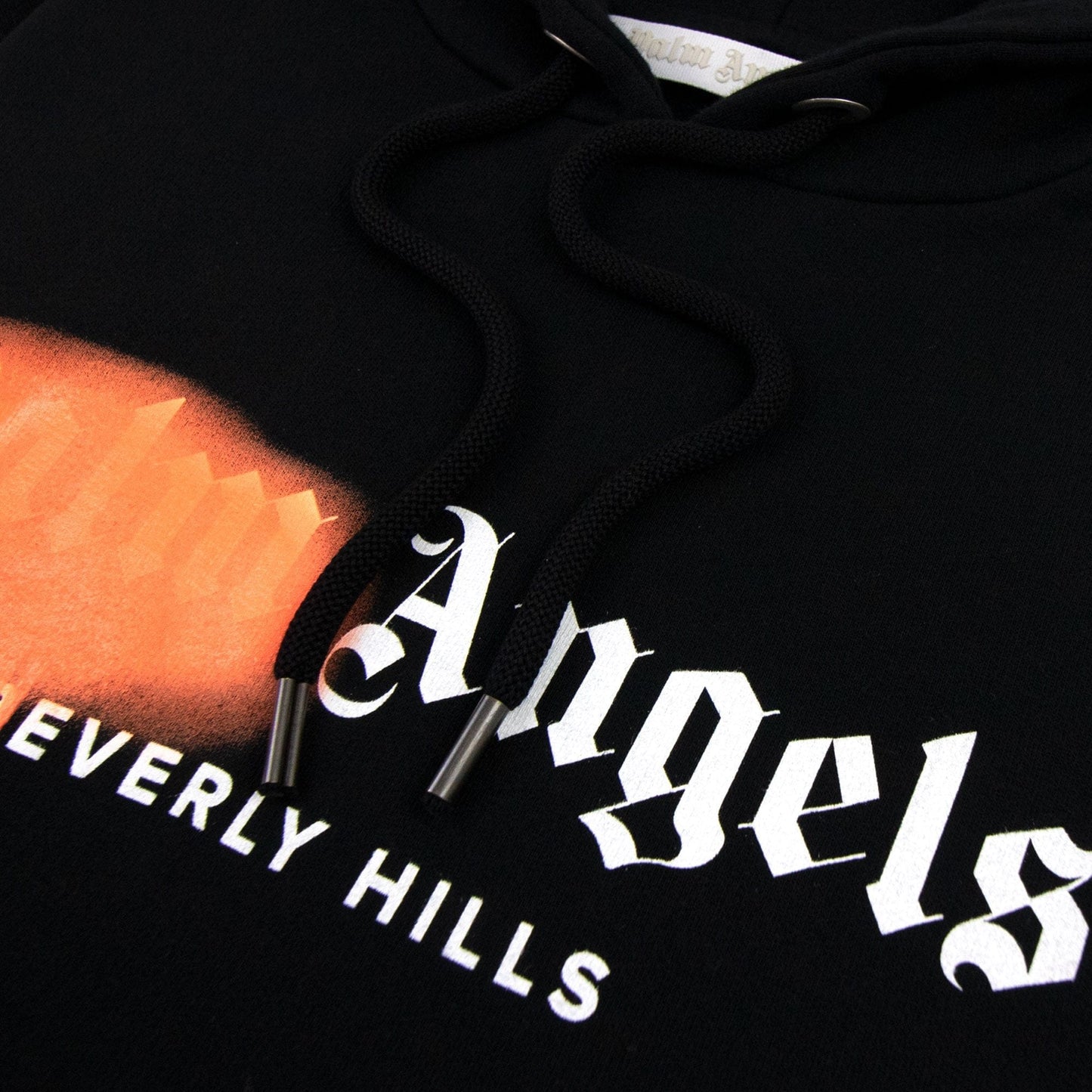 Palm Angels Beverly Hills Spray Hoody Black/Orange
