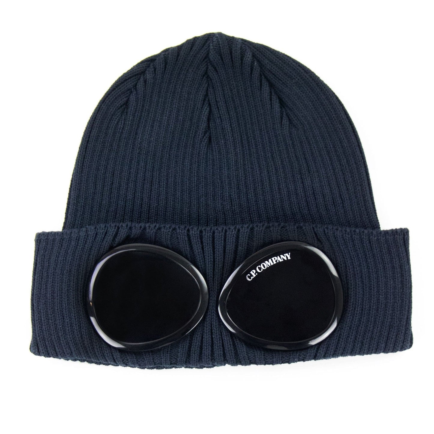 CP Company Knit Goggle Beanie Navy 888