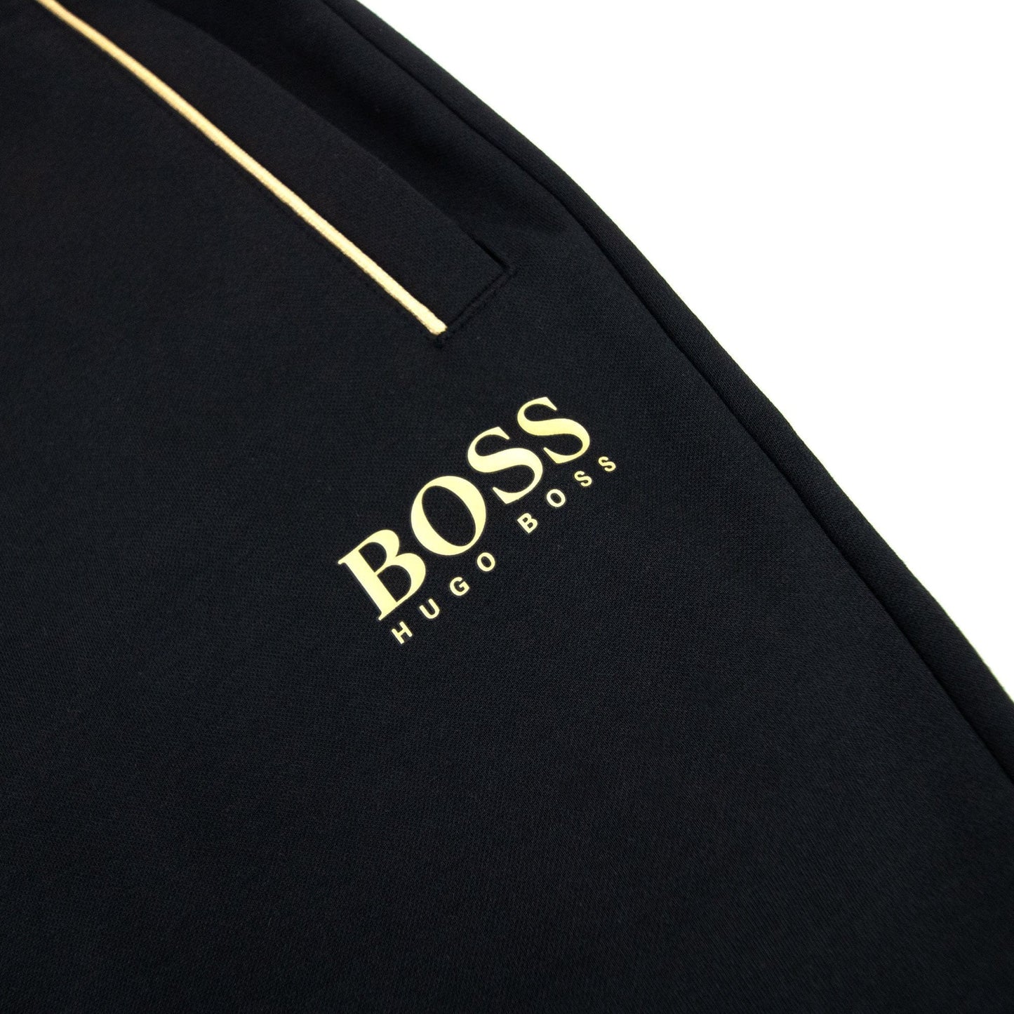 Hugo Boss Metallic Accents Tracksuit Bottoms Black 001