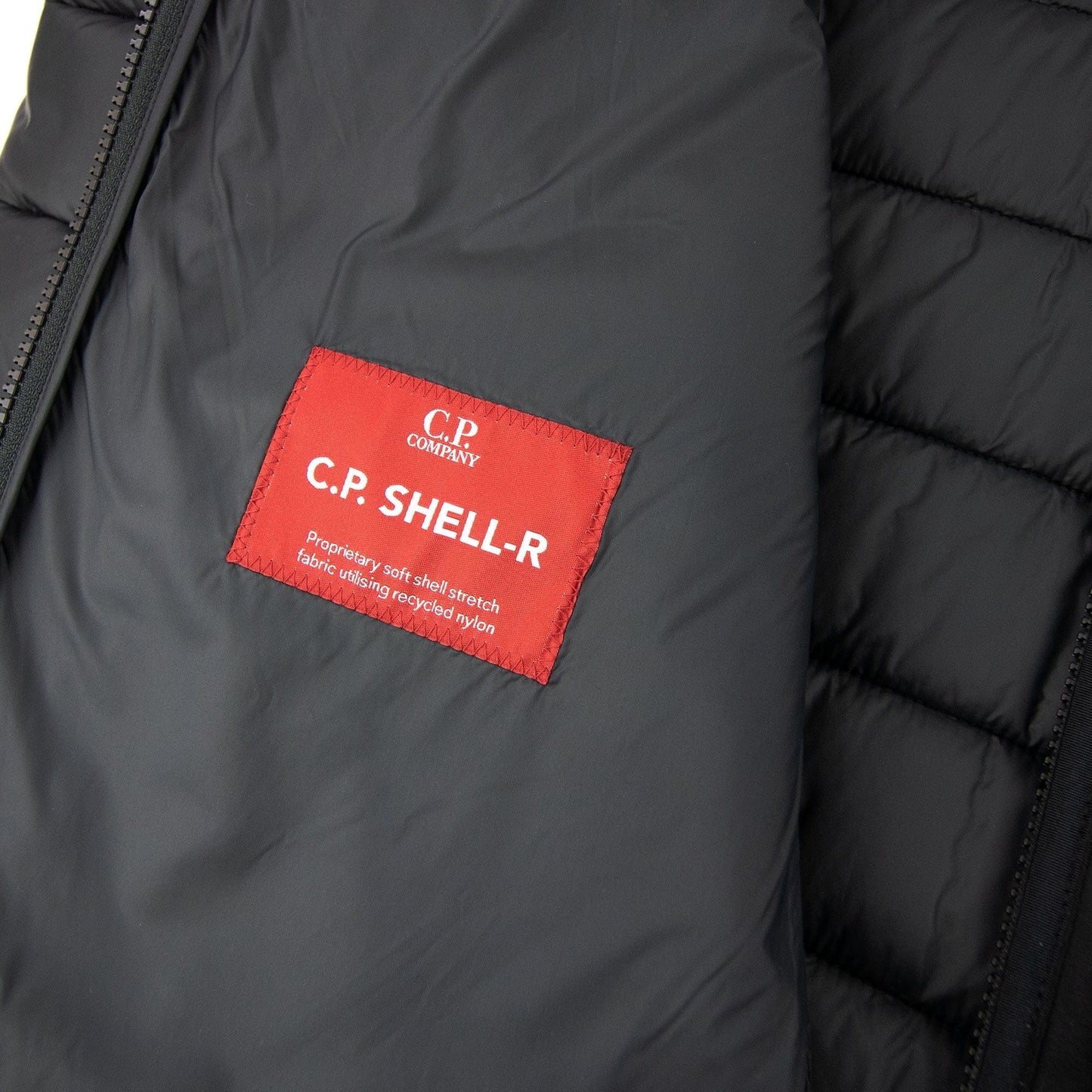 Cp Company C.p. Shell-r Mixed Goggle Jacket Black 999