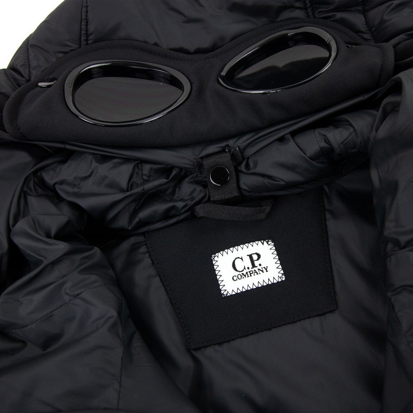 Cp Company C.p. Shell-r Mixed Goggle Jacket Black 999