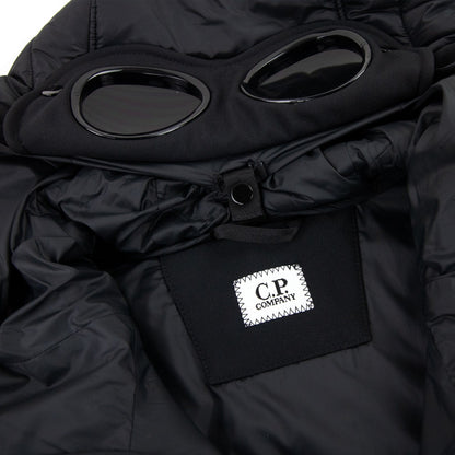 Cp Company C.p. Shell-r Mixed Goggle Jacket Black 999
